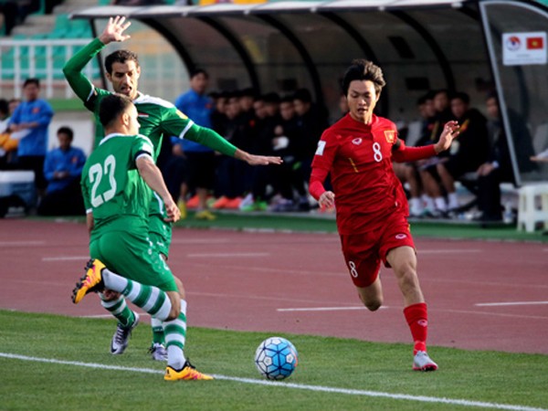 Thua sát nút Iraq, thầy trò Hữu Thắng chia tay giấc mơ World Cup 2018 ảnh 1 Thua sát nút Iraq, thầy trò Hữu Thắng chia tay giấc mơ World Cup 2018 ảnh 1