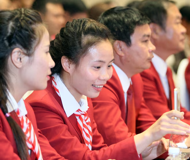 Các "bóng hồng" thể thao Việt Nam duyên dáng, tự tin trước giờ xung trận ảnh 4 Các "bóng hồng" thể thao Việt Nam duyên dáng, tự tin trước giờ xung trận ảnh 4