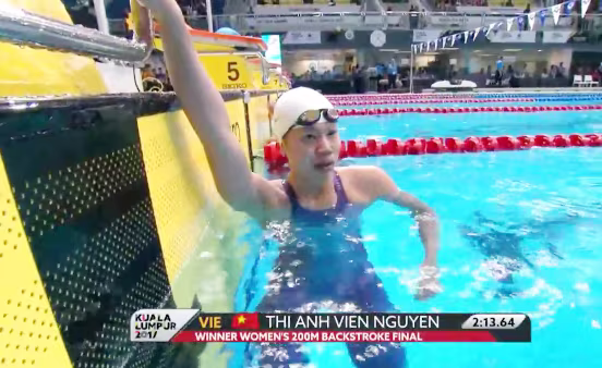 Bỏ xa đối thủ, Ánh Viên phá kỷ lục của chính mình tại SEA Games 29 ảnh 3 Bỏ xa đối thủ, Ánh Viên phá kỷ lục của chính mình tại SEA Games 29 ảnh 3