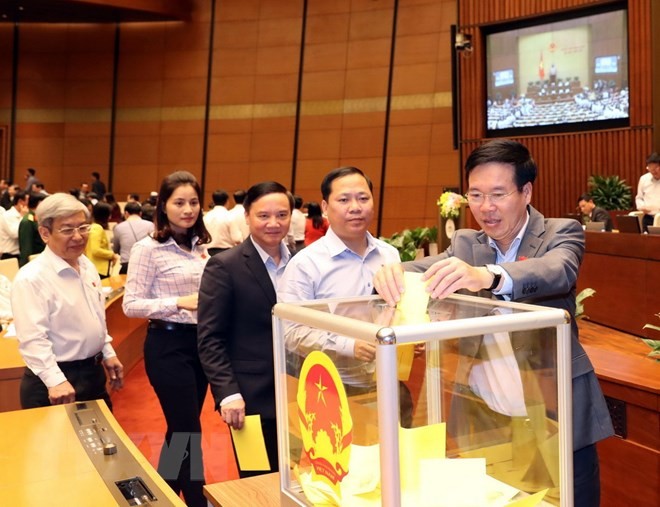 Quốc hội hoàn tất việc bỏ phiếu bầu Chủ tịch nước ảnh 1 Quốc hội hoàn tất việc bỏ phiếu bầu Chủ tịch nước ảnh 1