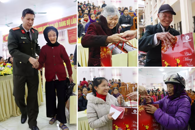 Mang niềm vui nhỏ tới vùng quê nghèo những ngày cận Tết ảnh 2 Mang niềm vui nhỏ tới vùng quê nghèo những ngày cận Tết ảnh 2