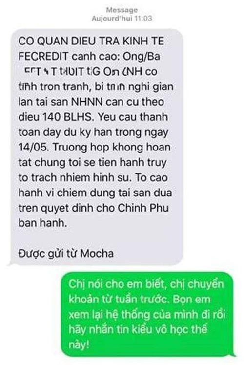 Nhiều khách hàng bức xúc vì bị nhân viên FE Credit "khủng bố" tinh thần ảnh 2 Nhiều khách hàng bức xúc vì bị nhân viên FE Credit "khủng bố" tinh thần ảnh 2