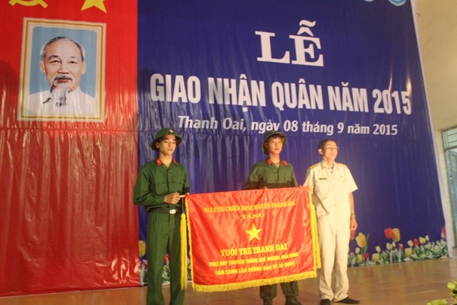 Chủ tịch UBND TP Nguyễn Thế Thảo động viên tân binh lên đường nhập ngũ ảnh 2 Chủ tịch UBND TP Nguyễn Thế Thảo động viên tân binh lên đường nhập ngũ ảnh 2