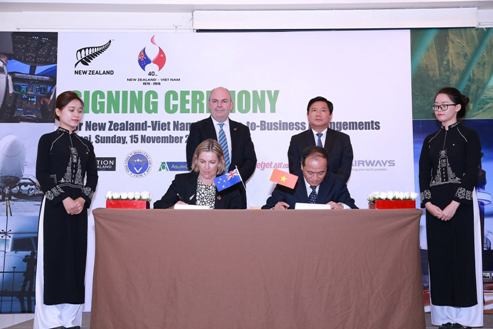Việt Nam- New Zealand ký kết thỏa thuận hợp tác trên nhiều lĩnh vực ảnh 1 Việt Nam- New Zealand ký kết thỏa thuận hợp tác trên nhiều lĩnh vực ảnh 1