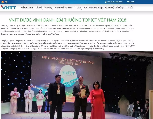 Công ty cổ phần công nghệ và truyền thông Việt Nam bị xử phạt 90 triệu đồng ảnh 1 Công ty cổ phần công nghệ và truyền thông Việt Nam bị xử phạt 90 triệu đồng ảnh 1