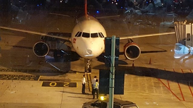 Chim va móp đầu máy bay của Vietjet Air ảnh 1 Chim va móp đầu máy bay của Vietjet Air ảnh 1