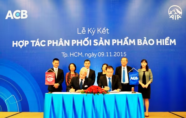 ACB và AIA Việt Nam  hợp tác phân phối sản phẩm bảo hiểm nhân thọ   ảnh 1