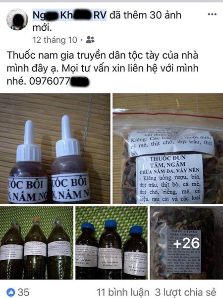 Suýt chết vì uống thuốc "Đông y gia truyền" trên mạng ảnh 8 Suýt chết vì uống thuốc "Đông y gia truyền" trên mạng ảnh 8