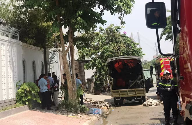 Cháy biệt thự khu Nam Long, 1 cụ bà tử vong ảnh 1