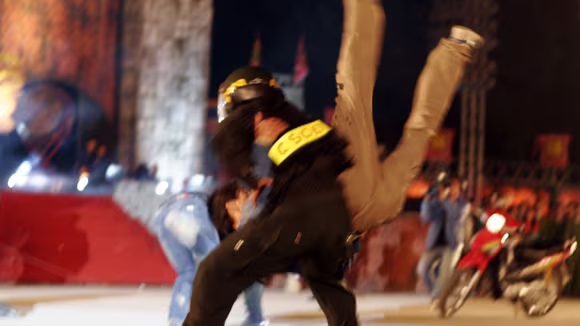 CSCĐ Công an TP Hà Nội diễn tập trấn áp tội phạm