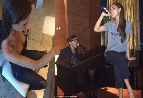 Mải mê hát, Victoria Beckham vô tình "khoe" vòng 1 căng tròn ảnh 3 Mải mê hát, Victoria Beckham vô tình "khoe" vòng 1 căng tròn ảnh 3