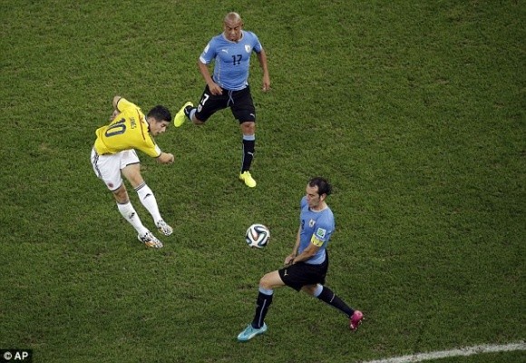 Siêu phẩm của James Rodriguez đưa Colombia vào tứ kết ảnh 2 Siêu phẩm của James Rodriguez đưa Colombia vào tứ kết ảnh 2