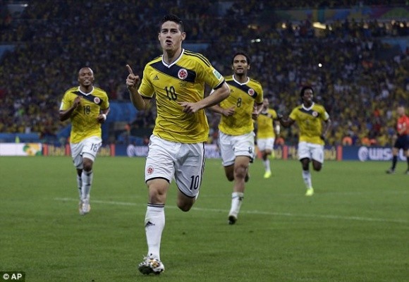 Siêu phẩm của James Rodriguez đưa Colombia vào tứ kết ảnh 5 Siêu phẩm của James Rodriguez đưa Colombia vào tứ kết ảnh 5