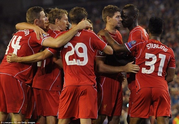 Balotelli ăn mừng như đứa trẻ sau pha lập công đầu tiên cho Liverpool ảnh 2 Balotelli ăn mừng như đứa trẻ sau pha lập công đầu tiên cho Liverpool ảnh 2
