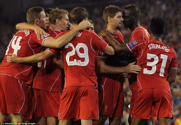 Balotelli ăn mừng như đứa trẻ sau pha lập công đầu tiên cho Liverpool ảnh 2 Balotelli ăn mừng như đứa trẻ sau pha lập công đầu tiên cho Liverpool ảnh 2