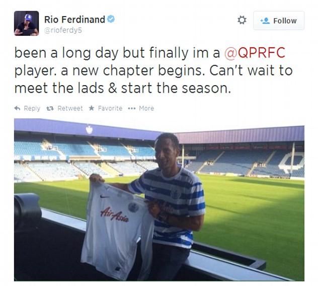 Rio Ferdinand gia nhập Queens Park Rangers, Arsenal chính thức có được Debuchy ảnh 4 Rio Ferdinand gia nhập Queens Park Rangers, Arsenal chính thức có được Debuchy ảnh 4
