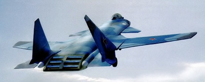 Su-47 Berkut trở thành siêu tiêm kích hạm tàng hình của Nga? ảnh 4 Su-47 Berkut trở thành siêu tiêm kích hạm tàng hình của Nga? ảnh 4