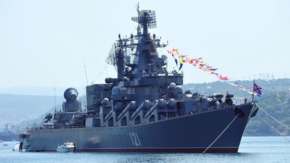 Tuần dương hạm Moskva “át vía” dàn chiến hạm Mỹ ảnh 1 Tuần dương hạm Moskva “át vía” dàn chiến hạm Mỹ ảnh 1