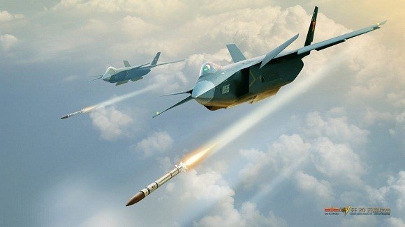 Trung Quốc khoe tên lửa không đối không PL-13 đạt vận tốc Mach5 ảnh 1 Trung Quốc khoe tên lửa không đối không PL-13 đạt vận tốc Mach5 ảnh 1