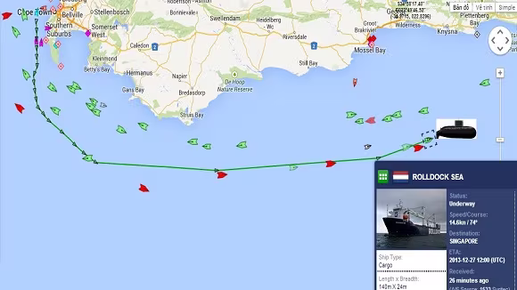 8h tối nay, tàu ngầm Kilo vào cảng Cam Ranh? ảnh 2