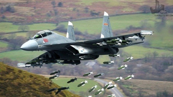 J-16 - “đứa con nhân bản” của Su-30MK2 sẽ chuyên đánh biển? ảnh 1 J-16 - “đứa con nhân bản” của Su-30MK2 sẽ chuyên đánh biển? ảnh 1
