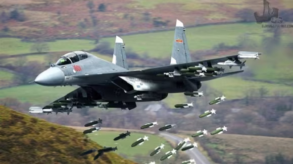 J-16 - “đứa con nhân bản” của Su-30MK2 sẽ chuyên đánh biển? ảnh 1 J-16 - “đứa con nhân bản” của Su-30MK2 sẽ chuyên đánh biển? ảnh 1