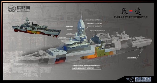 Tàu hộ vệ hạng nặng thế hệ mới Type 057 Trung Quốc mạnh đến đâu? ảnh 7 Tàu hộ vệ hạng nặng thế hệ mới Type 057 Trung Quốc mạnh đến đâu? ảnh 7