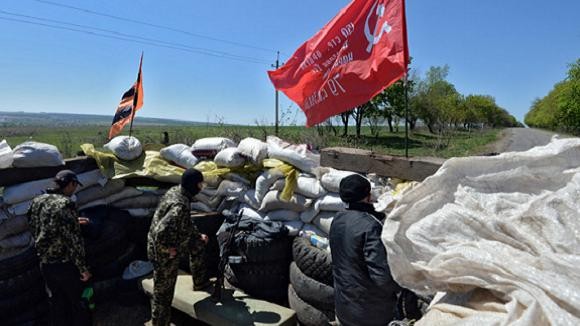 Lực lượng ly khai chiếm trụ sở đài truyền hình Donetsk ảnh 1 Lực lượng ly khai chiếm trụ sở đài truyền hình Donetsk ảnh 1