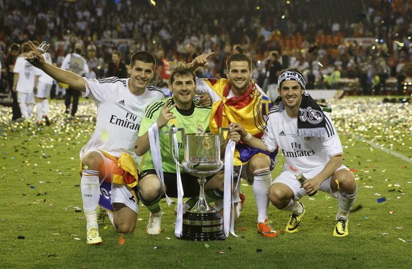 Chùm ảnh: Real Madrid mở đại tiệc đón Cúp Nhà Vua ảnh 12 Chùm ảnh: Real Madrid mở đại tiệc đón Cúp Nhà Vua ảnh 12