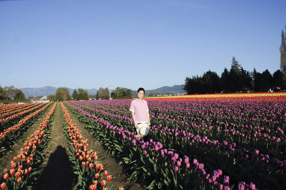 Hoa hậu Tristine Trâm Bùi khoe sắc trong vườn Tulip khổng lồ ảnh 8 Hoa hậu Tristine Trâm Bùi khoe sắc trong vườn Tulip khổng lồ ảnh 8