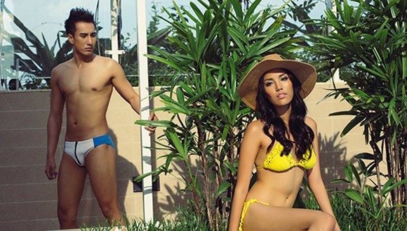 Siêu mẫu Lan Khuê nóng bỏng với bikini đan len ảnh 5 Siêu mẫu Lan Khuê nóng bỏng với bikini đan len ảnh 5