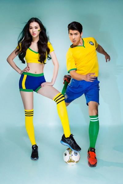 Khánh My nóng bỏng bên Trương Nam Thành cổ vũ World Cup ảnh 6 Khánh My nóng bỏng bên Trương Nam Thành cổ vũ World Cup ảnh 6