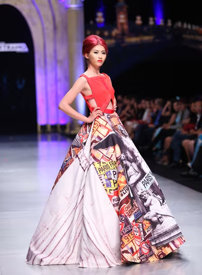 Lý Giám Tiền đăng quang quán quân Project Runway Vietnam 2014 ảnh 3 Lý Giám Tiền đăng quang quán quân Project Runway Vietnam 2014 ảnh 3