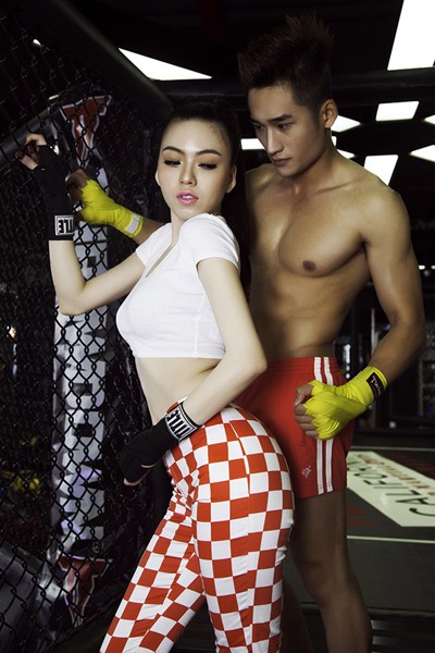 Vũ Hoàng Điệp “so găng” cùng trai trẻ ảnh 8 Vũ Hoàng Điệp “so găng” cùng trai trẻ ảnh 8