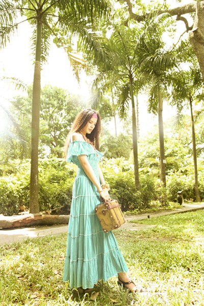 Thu Hiền Next Top rạng rỡ dưới nắng hè ảnh 2 Thu Hiền Next Top rạng rỡ dưới nắng hè ảnh 2