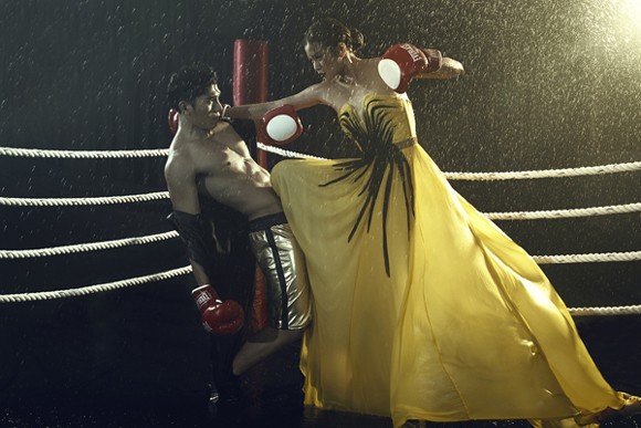 Mâu Thanh Thủy “thượng đài” đấu boxing ấn tượng ảnh 4 Mâu Thanh Thủy “thượng đài” đấu boxing ấn tượng ảnh 4