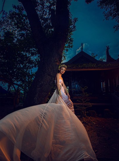 Thùy Trang Next Top ma mị trong chùa cổ ảnh 3 Thùy Trang Next Top ma mị trong chùa cổ ảnh 3