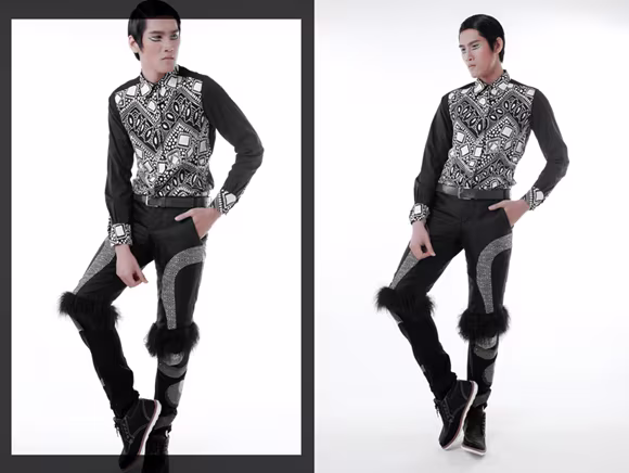 “Cặp đôi tin đồn” Next Top Model 2013 diện trang phục bằng lông dê ảnh 8 “Cặp đôi tin đồn” Next Top Model 2013 diện trang phục bằng lông dê ảnh 8