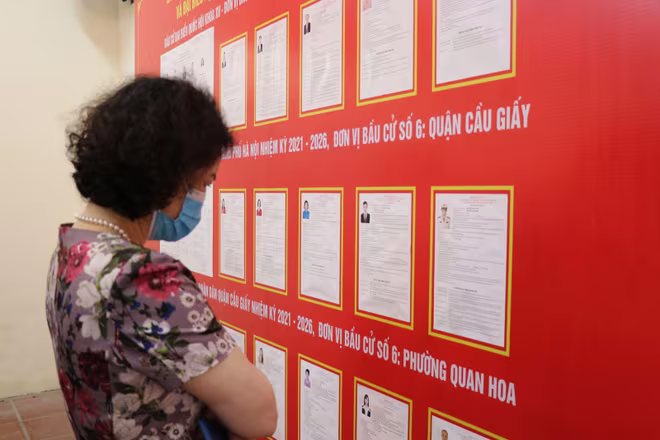 Mỗi công dân chỉ được ghi tên vào một danh sách cử tri ở nơi mình thường trú hoặc tạm trú (Ảnh minh họa)