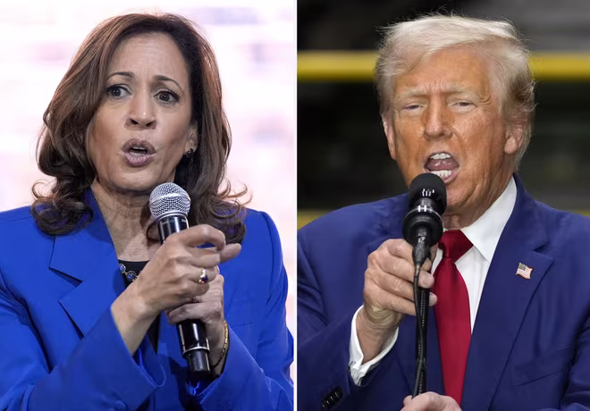 Hai ứng cử viên Kamala Harris và Donald Trump đều đang nỗ lực tiến hành vận động tranh cử trong giai đoạn nước rút vào Nhà Trắng Hai ứng cử viên Kamala Harris và Donald Trump đều đang nỗ lực tiến hành vận động tranh cử trong giai đoạn nước rút vào Nhà Trắng
