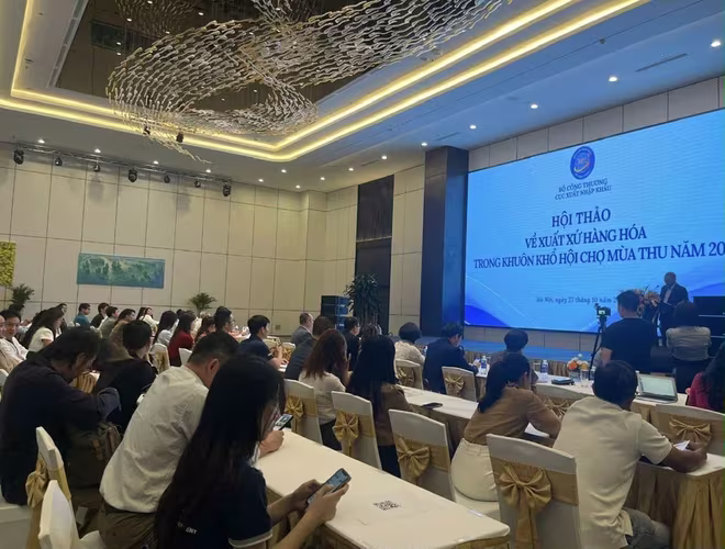 Hội thảo xuất xứ hàng hóa trong khuôn khổ các Hiệp định Thương mại Tự do, tháng 10-2025 Hội thảo xuất xứ hàng hóa trong khuôn khổ các Hiệp định Thương mại Tự do, tháng 10-2025