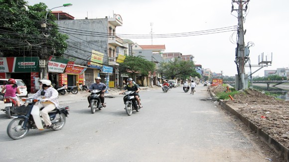 Gấp rút hoàn thành thi công đường Kim Giang ảnh 2 Gấp rút hoàn thành thi công đường Kim Giang ảnh 2
