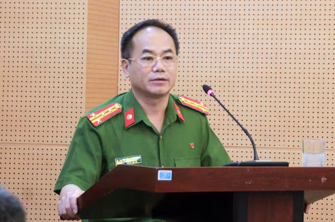 Đại tá Nguyễn Thanh Tùng - Phó Giám đốc CATP Hà Nội phát biểu tại buổi lễ ký kết Quy chế phối hợp Đại tá Nguyễn Thanh Tùng - Phó Giám đốc CATP Hà Nội phát biểu tại buổi lễ ký kết Quy chế phối hợp