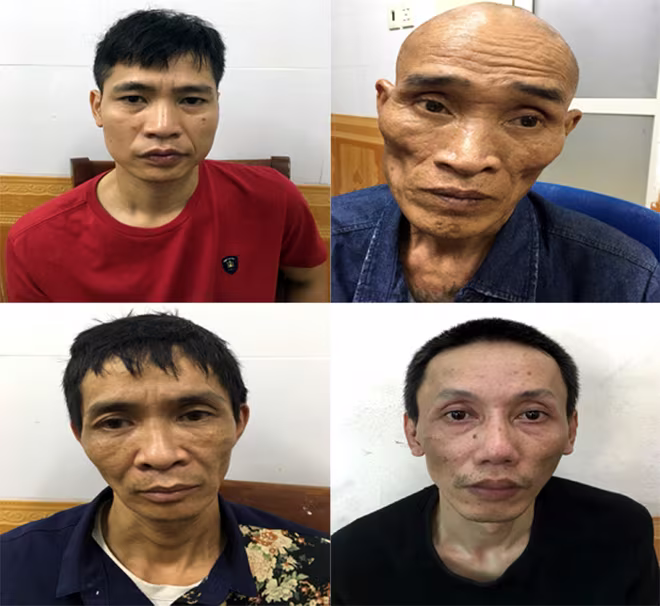 Các đối tượng Tiến, Khoa, Lượng và Kỳ Anh &quot;sa lưới &quot;sau khi Dũng bị bắt giữ