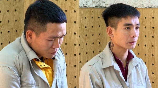 Đối tượng Dương và Phượng bị Công an tỉnh Phú Thọ bắt giữ trước khi trốn khỏi địa phương