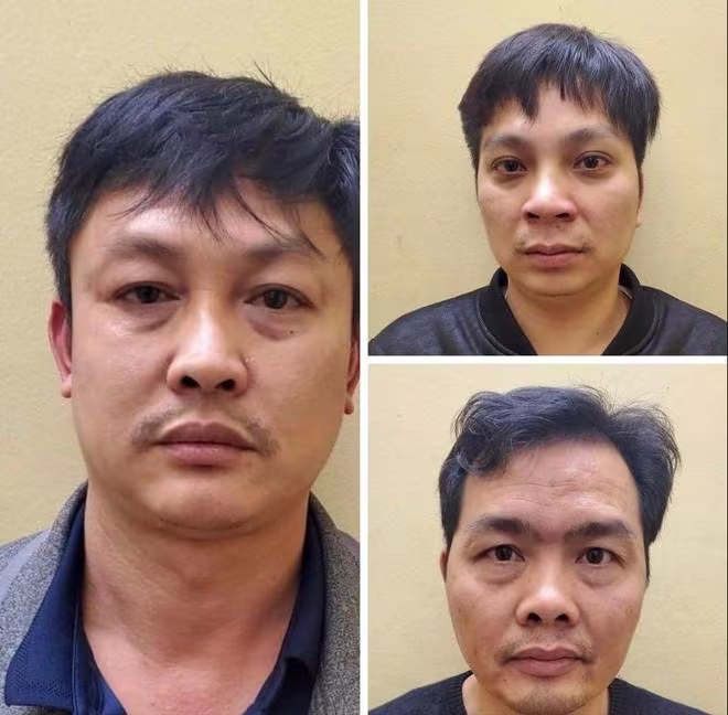 &quot;Hùng cụt&quot; và đồng bọn trong đường dây đánh bạc dưới hình thức ghi lô, đề bị Công an huyện Ba Vì phối hợp Phòng Cảnh sát hình sự CATP Hà Nội triệt phá vào ngày 23/3