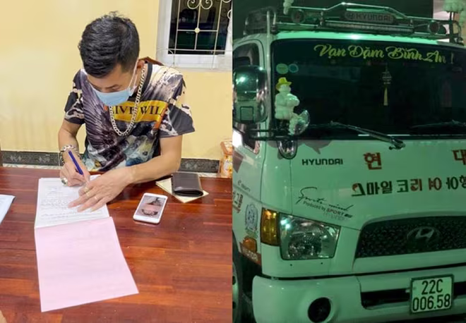 Vi Mạnh Hùng ký vào biên bản vi phạm Vi Mạnh Hùng ký vào biên bản vi phạm