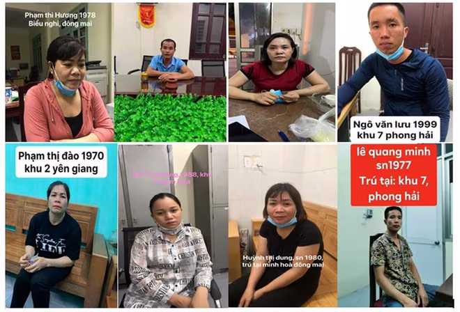 Các đối tượng trong vụ đánh bạc bị Công an phát hiện tạm giữ hình sự Các đối tượng trong vụ đánh bạc bị Công an phát hiện tạm giữ hình sự