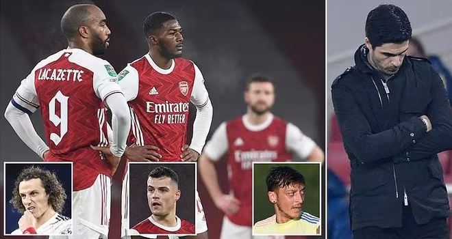 Arsenal đang trải qua chuỗi trận thê thảm không có điểm dừng Arsenal đang trải qua chuỗi trận thê thảm không có điểm dừng