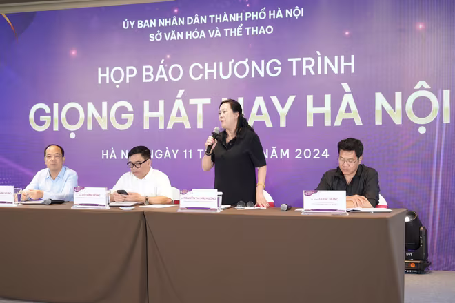 Cuộc họp báo có sự tham dự của bà Nguyễn Thị Mai Hương, Phó Giám đốc Sở Thông tin và Truyền thông Hà Nội Cuộc họp báo có sự tham dự của bà Nguyễn Thị Mai Hương, Phó Giám đốc Sở Thông tin và Truyền thông Hà Nội